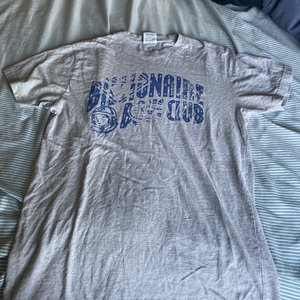billionaire boys club t-shirt (grey/blue) - Picture 3 of 4